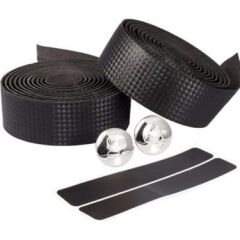 Tex EVA Karbon Desen Dayanıklı Bisiklet Gidon Sargısı Bandı Siyah