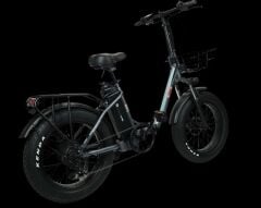 Alba Fold S Fat Bike Elektrikli Katlanır Bisiklet Gri