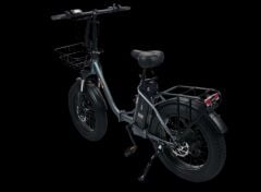 Alba Fold S Fat Bike Elektrikli Katlanır Bisiklet Gri