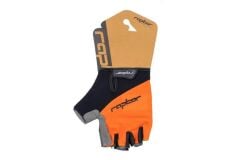 Raptor Silikon Jelli Destekli Bisiklet Eldiveni Turuncu