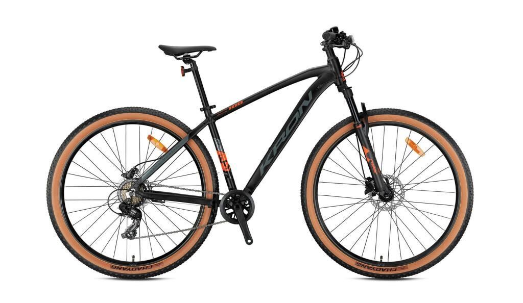2026 Kron XC 100 H Disk 24 Jant Çocuk Bisikleti Mat Siyah/Turuncu