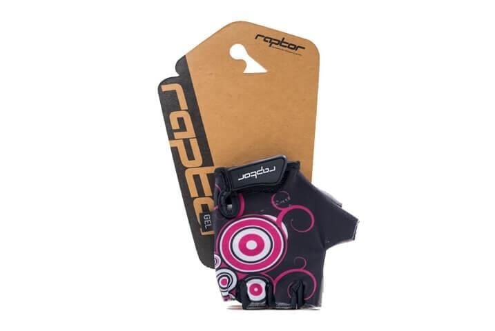 Raptor Jelli Çocuk Bisiklet Eldiveni Pembe