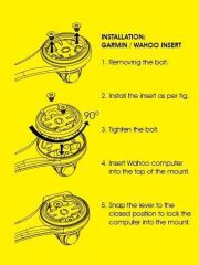 Moon M06 Lamba Gidon Alt Bağlantı Adaptörü (Garmin,Wahoo)