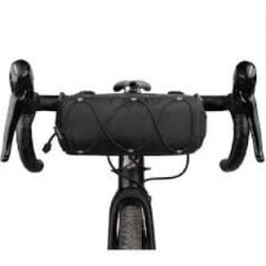 Forte GT 803 Bisiklet Gidon Çantası Yatay Silindir Siyah