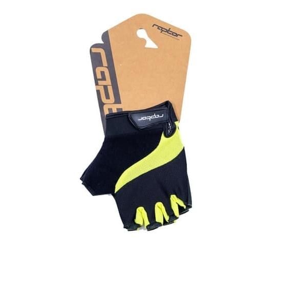 Raptor XC Sport Bisiklet Eldiveni Siyah-Sarı