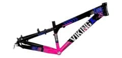 VikingX Tuff X-25 Dirt Jump DJ Kadro 26 Jant Siyah/Pembe
