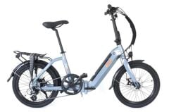 Alba FOLD X Premium H Disk 12.8 Ah LCD Gösterge Katlanır Elektrikli Bisiklet Antrasit Gri