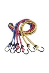 Forte GT Metal Kancalı Bagaj Lastiği 80 cm Karışık Renk Bisiklet Motosiklet Oto