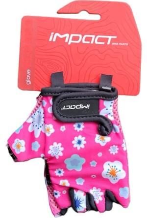 Impact Flower Bisiklet Çocuk Eldiveni Pembe