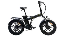 Bisan E-FOLDING F3 H Disk Elektrikli Katlanır Bisiklet Siyah