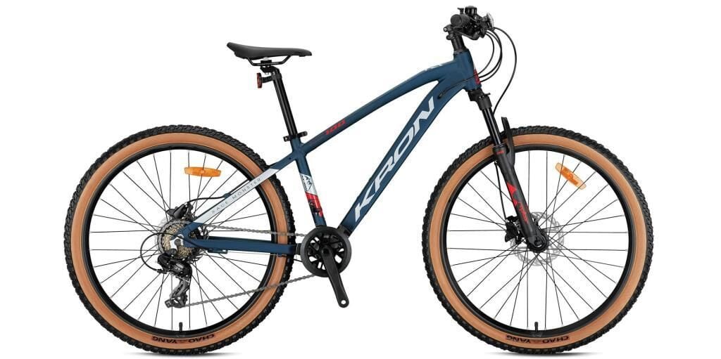 2026 Kron XC 100 H Disk 27.5 Jant Bisiklet Mat Lacivert/Gri/Kırmızı