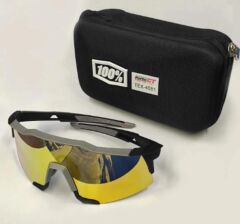 Forte GT G4681 UV 3 Renkli Camlı Bisiklet Gözlük Beyaz