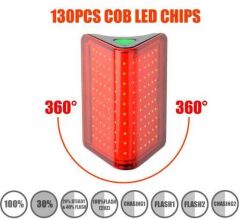 Eastpower Briviga LW-R200 USB Şarjlı 100LM Bisiklet Arka Stop