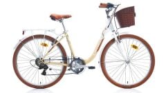 Carraro Juliana 26 Jant Şehir Tur Bisikleti  Beyaz/Bej/Kahverengi
