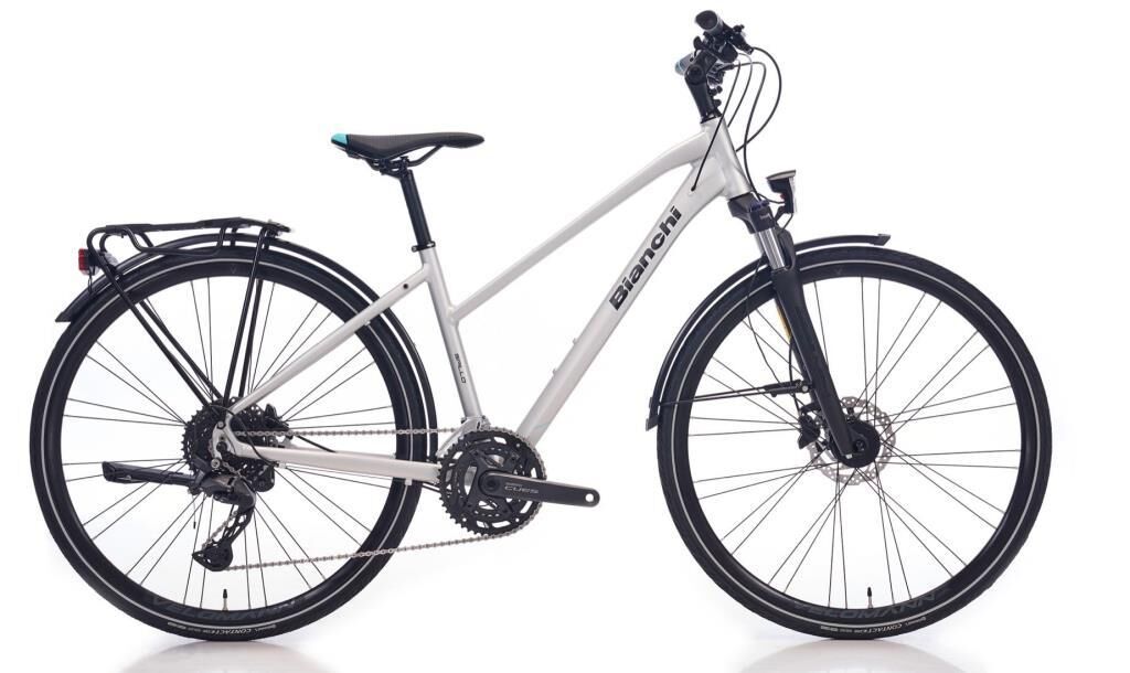 2026 Bianchi Newtourer ST Cues 20V Şehir Tur Bisikleti Açık Gri