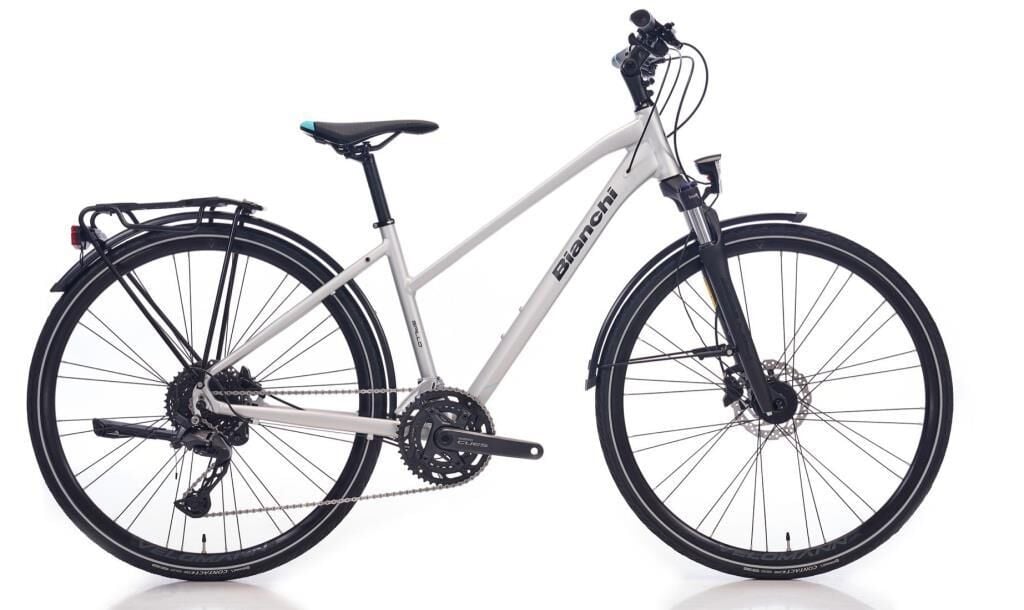 2026 Bianchi Newtourer ST Cues 20V Şehir Tur Bisikleti Açık Gri