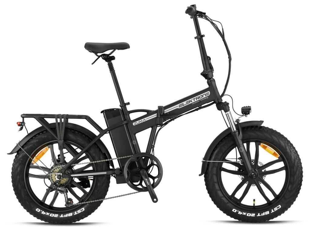 Loop Elektron Zuma 20 Jant Elektrikli Katlanır Bisiklet Mat Siyah-Gri