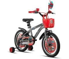 2026 Geroni X-Force 20 Jant Çocuk Bisikleti Nardo Gri/Kırmızı