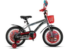 2026 Geroni X-Force 20 Jant Çocuk Bisikleti Nardo Gri/Kırmızı