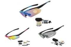 Forte GT G4668 UV 5 Renkli Camlı Bisiklet Gözlük