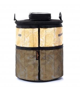 Procycle PC-780 Katlanır Bisiklet Silindir Gidon Çantası Telefonlu Çiçek Desenli