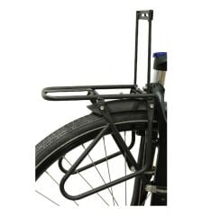 Vona C5003 Çelik Bisiklet Ön Bagajı Siyah
