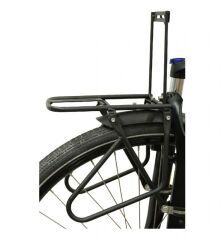 Vona C5003 Çelik Bisiklet Ön Bagajı Siyah