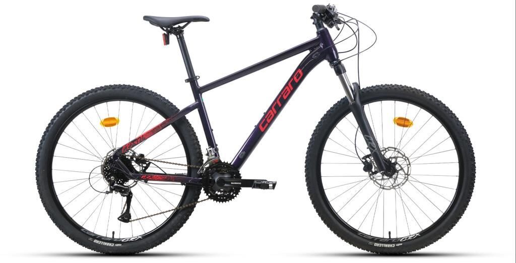 Carraro CRX 724 H Disk 27.5 Jant Dağ Bisikleti Parıltılı Siyah/Kırmızı