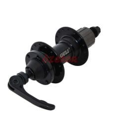 Guli Rulmanlı Kaset Disk Uyumlu Alüminyum Mandallı Bisiklet Arka Göbek 32H Siyah