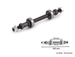 Shunfeng Rulmanlı Arka Göbek Mili Somunlu