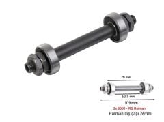 AYD Ön Göbek Mil Borusu Rulmanlı QR Mandallı