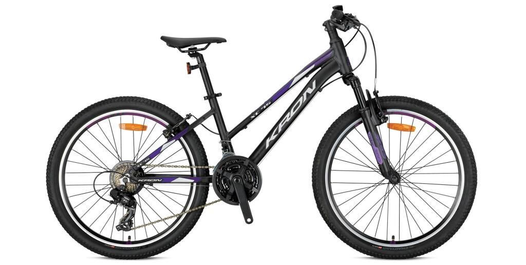 2026 Kron XC 75 Lady 24 Jant Bisiklet Mat Siyah/Mor