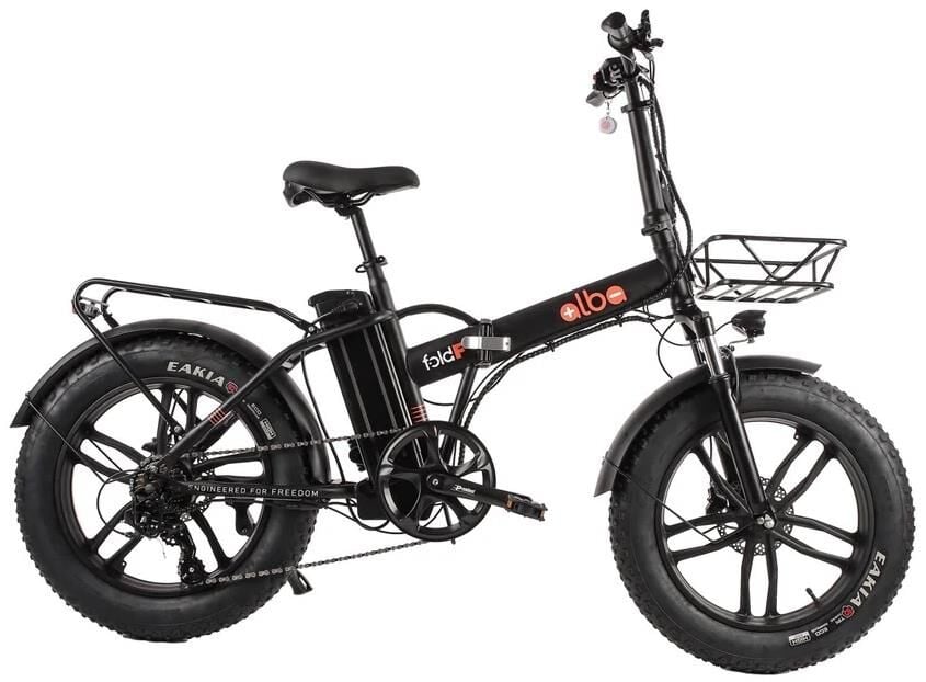 Alba Fold F Fat Bike Elektrikli Katlanır Bisiklet Siyah