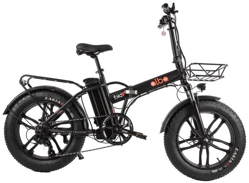 Alba Fold F Fat Bike Elektrikli Katlanır Bisiklet Siyah