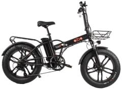 Alba Fold F Fat Bike Elektrikli Katlanır Bisiklet Siyah