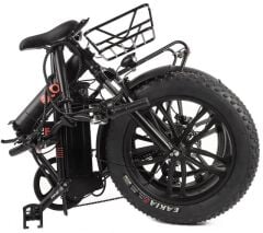 Alba Fold F Fat Bike Elektrikli Katlanır Bisiklet Siyah