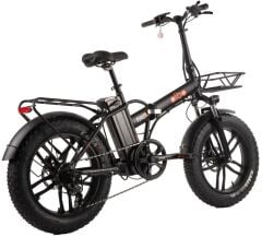 Alba Fold F Fat Bike Elektrikli Katlanır Bisiklet Siyah