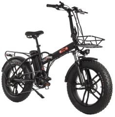 Alba Fold F Fat Bike Elektrikli Katlanır Bisiklet Siyah