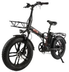 Alba Fold F Fat Bike Elektrikli Katlanır Bisiklet Siyah
