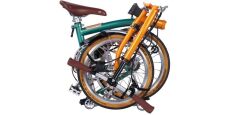 Dahon LUNDEN D8 16 Jant Katlanır Bisiklet Turuncu/Mavi