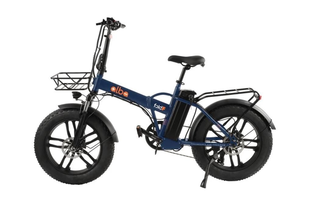 Alba Fold F Premium Fat Bike Elektrikli Katlanır Bisiklet Lacivert