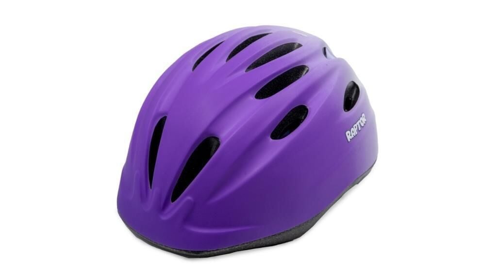 Raptor Violet HB63 Çocuk Bisiklet Kaskı Mor/Beyaz M