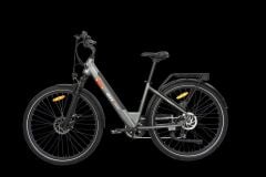 2025 Alba City 2 Elektrikli Şehir Bisikleti H Disk LCD NFC Göstergeli Gri