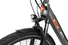 2025 Alba City 2 Elektrikli Şehir Bisikleti H Disk LCD NFC Göstergeli Gri