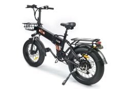 Alba Fold 3 Fat Bike Elektrikli Katlanır Bisiklet Siyah