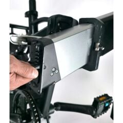 Alba Fold 3 Fat Bike Elektrikli Katlanır Bisiklet Siyah