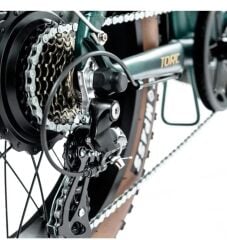 Torc T1F H Disk Elektrikli Katlanır Bisiklet Fat Bike Yeşil