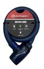 Briviga K805 Anahtarlı Kablo Kilit 15x650mm Mavi