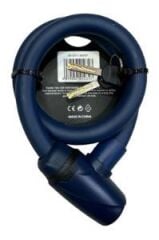 Briviga K805 Anahtarlı Kablo Kilit 15x650mm Mavi