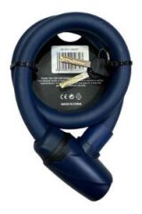 Briviga K805 Anahtarlı Kablo Kilit 15x650mm Mavi